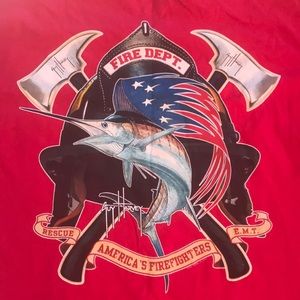 Guy Harvey Firefighter Shirt